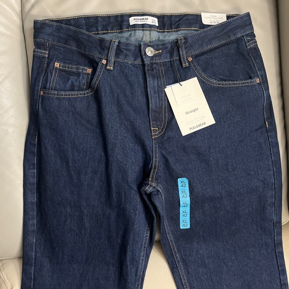 NWT - Pull & Bear Women’s Regular Straight Low Rise Jeans - Size 8, 10 - Picture 13 of 14